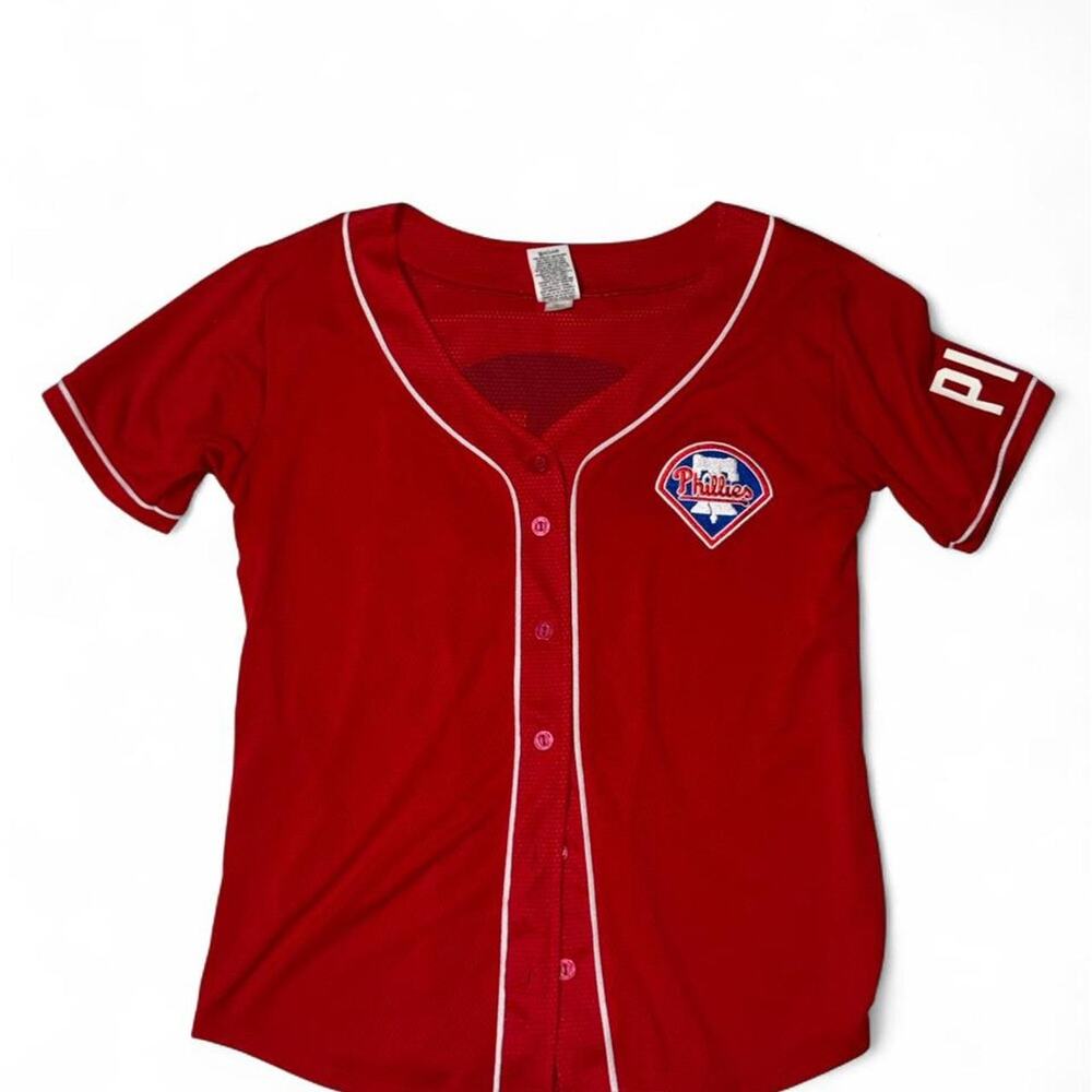 VS PINK x Phillies Mesh Baseball Jersey - Size S